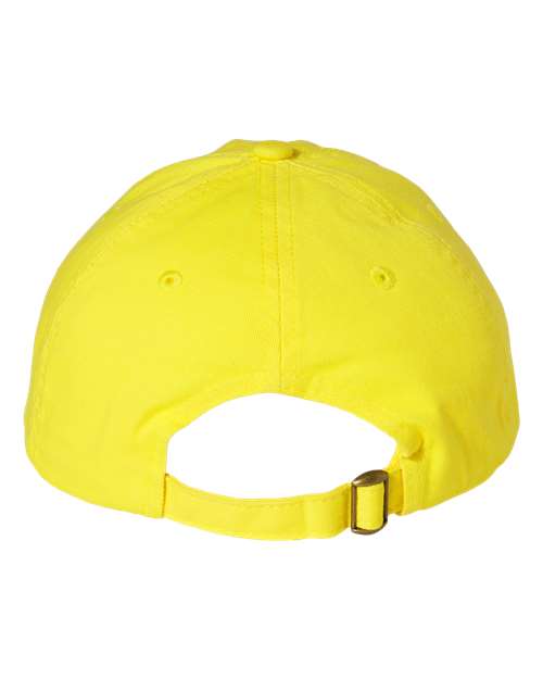 Valucap VC300A Bio-Washed Classic Dad Hat #color_Neon Yellow