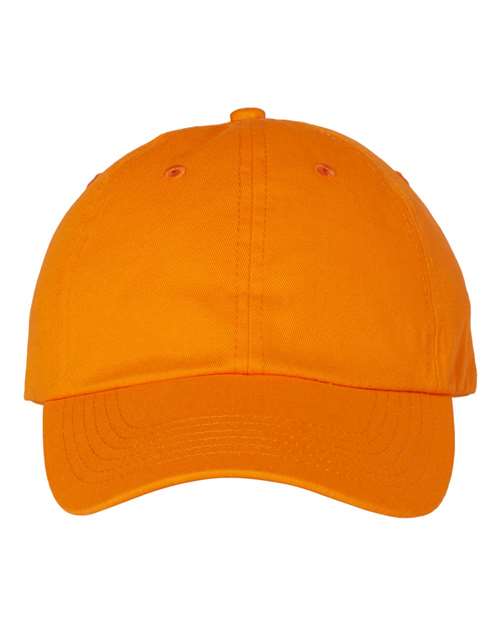Valucap VC300A Bio-Washed Classic Dad Hat #color_Neon Orange