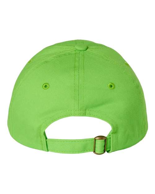 Valucap VC300A Bio-Washed Classic Dad Hat #color_Neon Green