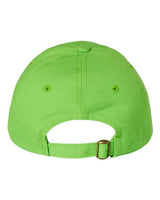 Valucap VC300A Bio-Washed Classic Dad Hat #color_Neon Green