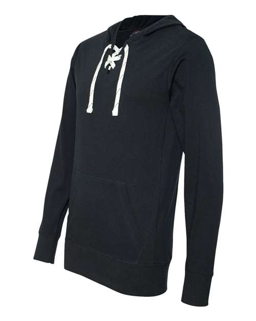J America JA8231 Adult Sport Lace Jersey Hood #color_NAVY