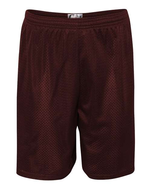 "C2 Sport 5109 Mesh 9" Shorts #color_Maroon"