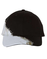 Kati LC4BW Licensed Camo with Barbed Wire Embroidery Cap #color_AP White/ Black