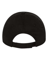 Valucap VC350 Bio-Washed Chino Twill Cap #color_Black