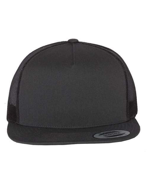 Yupoong 6006 Adult 5-Panel Classic Trucker Hat #color_CHARCOAL