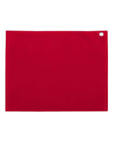 Carmel Towel Company C1518GH Large Rally Towel with Grommet and Hook #color_RED