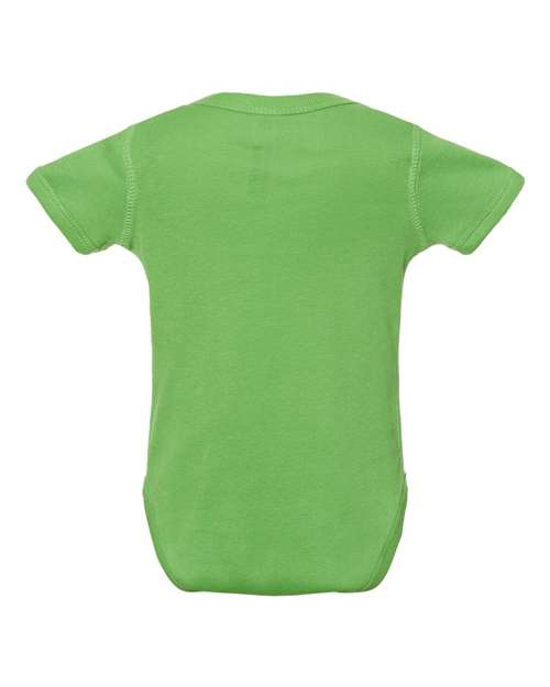Rabbit Skins 4400 Infant Baby Rib Bodysuit #color_APPLE