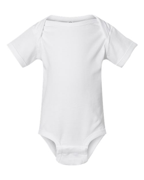 Rabbit Skins 4424 Infant Fine Jersey Bodysuit #color_WHITE