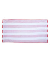 Carmel Towel Company C3060 ClassicBeach Towel #color_RED CABANA