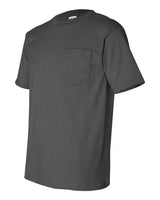 Bayside BA7100 Adult 6.1 oz., 100% Cotton Pocket T-Shirt #color_CHARCOAL