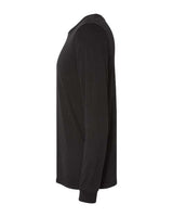 Bella + Canvas 3501 Unisex Jersey Long-Sleeve T-Shirt #color_SOLID BLK TRIBLN