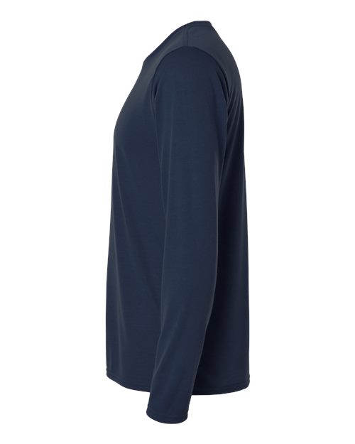 Gildan G424 Adult Performance Adult 5 oz. Long-Sleeve T-Shirt #color_NAVY