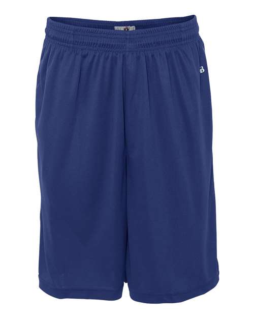 "Badger 4119 B-Core 10" Shorts with Pockets #color_Royal"