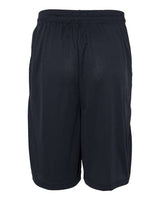 "Badger 4119 B-Core 10" Shorts with Pockets #color_Navy"