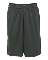 "Badger 4119 B-Core 10" Shorts with Pockets #color_Graphite"