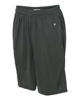 "Badger 4119 B-Core 10" Shorts with Pockets #color_Graphite"