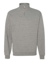 Jerzees 995M Adult NuBlend Quarter-Zip Cadet Collar Sweatshirt #color_OXFORD