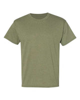 Hanes 5170 Unisex 50/50 T-Shirt #color_HEATHER GREEN