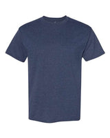 Hanes 5170 Unisex 50/50 T-Shirt #color_HEATHER NAVY