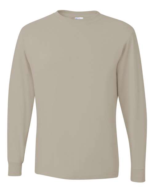 Jerzees 29L Adult DRI-POWER ACTIVE Long-Sleeve T-Shirt #color_SANDSTONE
