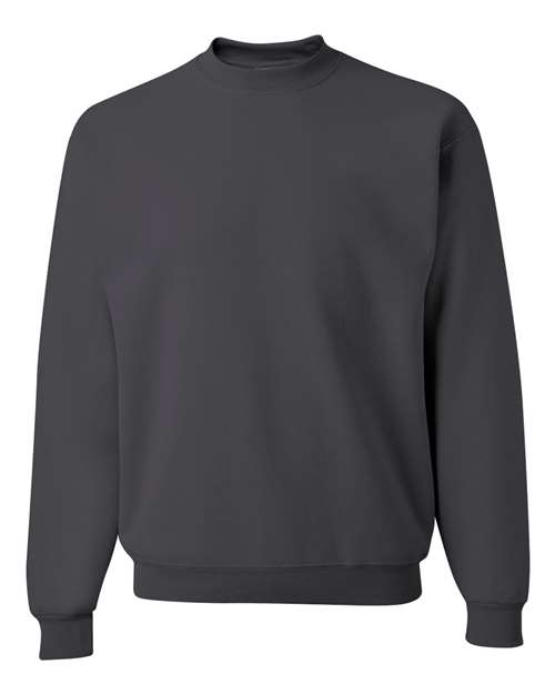 Jerzees 562 Adult NuBlend FleeceCrew #color_CHARCOAL GREY