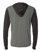 Bella + Canvas 3512 Unisex Jersey Long-Sleeve Hoodie #color_DP HT/ DK GRY HT