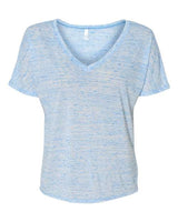Bella + Canvas 8815 Ladies' Slouchy V-Neck T-Shirt #color_BLUE MARBLE