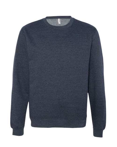 Independent Trading Co. SS3000 Midweight Crewneck Sweatshirt #color_Classic Navy Heather