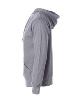 Independent Trading Co. SS4500 Midweight Hooded Sweatshirt #color_Gunmetal Heather