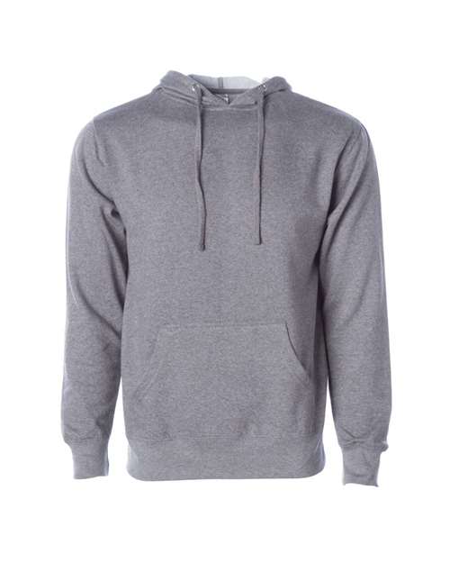 Independent Trading Co. SS4500 Midweight Hooded Sweatshirt #color_Gunmetal Heather