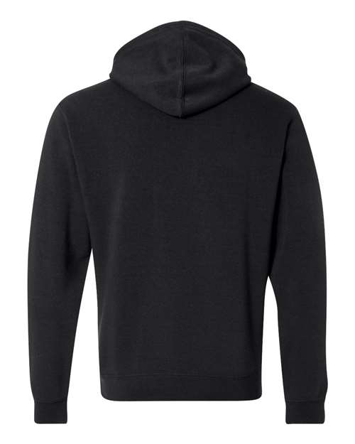 J America JA8620 Adult Cloud Pullover Fleece Hooded Sweatshirt #color_BLACK