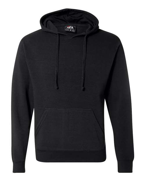 J America JA8620 Adult Cloud Pullover Fleece Hooded Sweatshirt #color_BLACK
