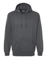 J America JA8815 Adult Tailgate Fleece Pullover Hooded Sweatshirt #color_CHARCOAL HEATHER