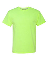 Hanes P4200 Unisex  X-Temp Performance T-Shirt #color_NEON LEMON HTHR