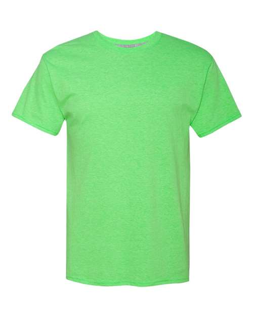 Hanes P4200 Unisex  X-Temp Performance T-Shirt #color_NEON LIME HTHR