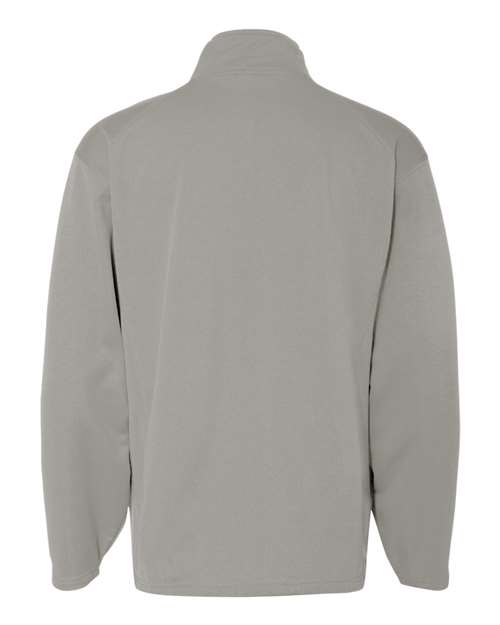 Badger 1480 Performance Fleece Quarter-Zip Pullover #color_Silver