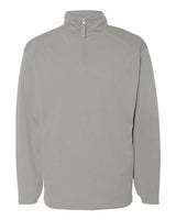 Badger 1480 Performance Fleece Quarter-Zip Pullover #color_Silver