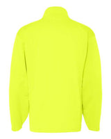 Badger 1480 Performance Fleece Quarter-Zip Pullover #color_Safety Yellow