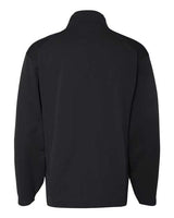 Badger 1480 Performance Fleece Quarter-Zip Pullover #color_Black