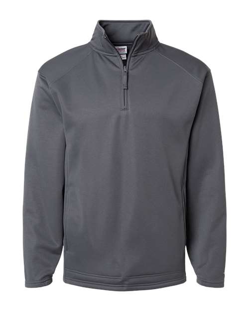 Badger 1480 Performance Fleece Quarter-Zip Pullover #color_Graphite