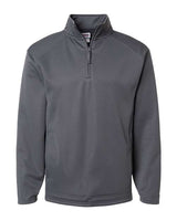 Badger 1480 Performance Fleece Quarter-Zip Pullover #color_Graphite