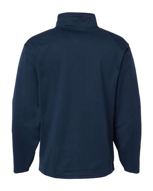 Badger 1480 Performance Fleece Quarter-Zip Pullover #color_Navy