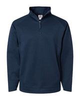 Badger 1480 Performance Fleece Quarter-Zip Pullover #color_Navy