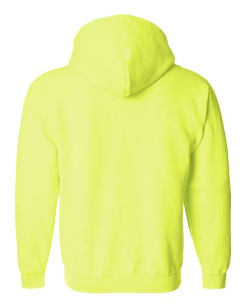 Gildan G186 Adult Heavy Blend 50/50 Full-Zip Hooded Sweatshirt #color_SAFETY GREEN