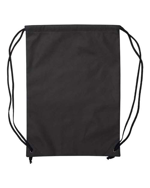 Liberty Bags LBA136 Non-Woven Drawstring Bag #color_BLACK
