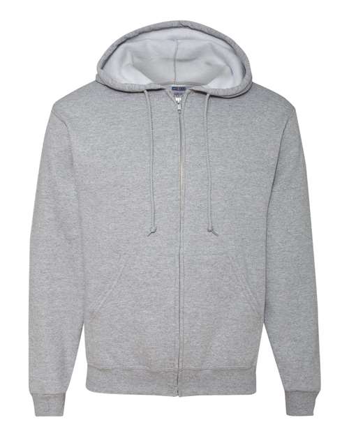 Jerzees 993 Adult NuBlend Fleece Full-Zip Hooded Sweatshirt #color_ATHLETIC HEATHER