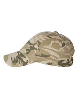 Valucap VC300A Bio-Washed Classic Dad Hat #color_Tan Camo