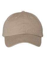 Valucap VC350 Bio-Washed Chino Twill Cap #color_Khaki