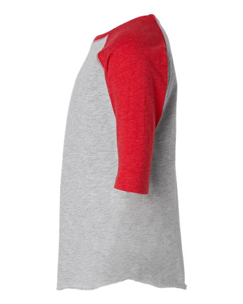 LAT 6130 Youth Baseball T-Shirt #color_VN HTHR/ VN RED