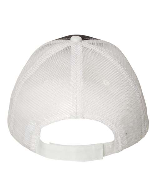 Valucap S102 Sandwich Trucker Cap #color_Navy/ White
